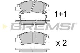 Bremsi BP3924 - PASTILLA DE FRENO | BRAKE PADS