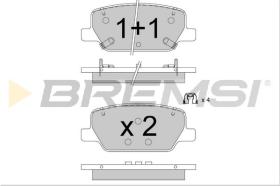 Bremsi BP3881 - PASTILLA DE FRENO | BRAKE PADS