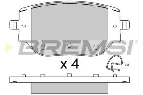 Bremsi BP3916 - PASTILLA DE FRENO | BRAKE PADS