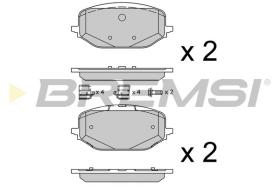 Bremsi BP3952 - PASTILLA DE FRENO | BRAKE PADS