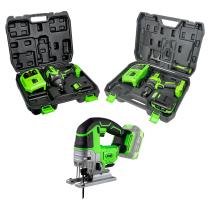  SERIE445 - 60047C TALADRO PERCUTOR 2 VELOCIDADES + 60044C PISTOLA DE IM