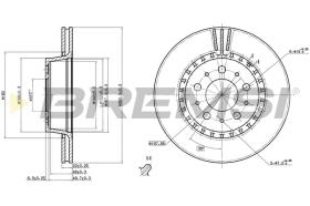 Bremsi CD6194V - DISCO DE FRENO | BRAKE DISCS