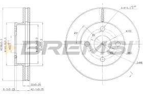 Bremsi CD6417V - DISCO DE FRENO | BRAKE DISCS