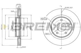 Bremsi CD8099V - DISCHI FRENO | BRAKE DISCS