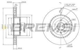 Bremsi CD8620V - DISCO DE FRENO | BRAKE DISCS