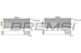 Bremsi FC2481A - FILTRO HABITACULO | CABIN FILTER