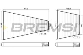 Bremsi FC2573C - FILTRO HABITACULO | CABIN FILTER