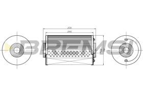 Bremsi FE1479 - FILTRO DE COMBUSTIBLE | FUEL FILTER