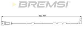 Bremsi WI0522 - AVISADOR DE FRENO | SENSORS