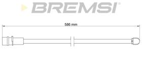 Bremsi WI0538 - AVISADOR DE FRENO | SENSORS