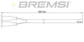 Bremsi WI0548 - AVISADOR DE FRENO | SENSORS