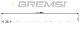 Bremsi WI0558 - AVISADOR DE FRENO | SENSORS