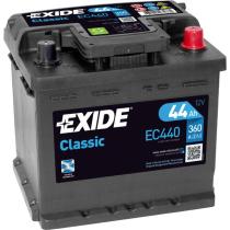 BATERIAS EC440 - BATERíA EXIDE EC440 SERIE CLASSIC 44AH. 360A + DERECHA