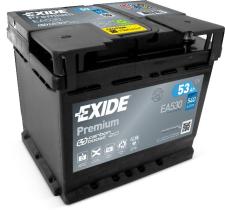 BATERIAS EA530 - BATERíA EXIDE EA530 SERIE PREMIUM 53AH. 540A + DERECHA