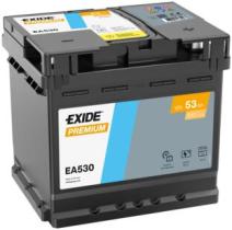 BATERIAS EXIDE EA530 - BATERíA EXIDE EA530 SERIE PREMIUM 53AH. 540A + DERECHA