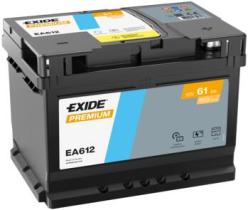 BATERIAS EXIDE EA612 - BATERíA EXIDE EA612 SERIE PREMIUM 61AH. 600A + DERECHA