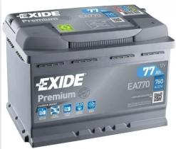 BATERIAS EA770 - BATERíA EXIDE EA770 SERIE PREMIUM 77AH. 760A + DERECHA