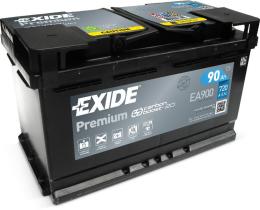 BATERIAS EA900 - BATERíA EXIDE EA900 SERIE PREMIUM 90AH. 720A + DERECHA