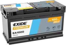 BATERIAS EXIDE EA1000 - BATERíA EXIDE EA1000 SERIE PREMIUM 100AH. 900A + DERECHA