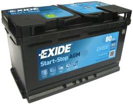 BATERIAS EK820 - BATERíA EXIDE EK800 SERIE AGM 80AH. 800A + DERECHA