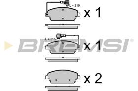 Bremsi BP3959 - PASTIGLIE FRENO | BRAKE PADS