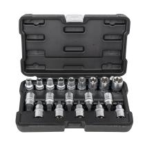 JBM 54266 - SET DE VASOS Y PUNTAS TORX DE 1/2' 19 PIEZAS