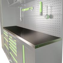 JBM 16600 - TABLERO DE ACERO INOXIDABLE 2040X500MM (REF.54327)