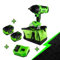JBM PROMO-60018B - PROMO ELÉCTRICA CON LLAVE DE IMPACTO 60018 + BATERÍA 6.0AH X