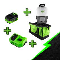  PROMO-60027A - PROMO ELÉCTRICA CON PULVERIZADOR 60027 + BATERÍA 4.0AH + CAR