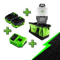  PROMO-60027B - PROMO ELÉCTRICA CON PULVERIZADOR 60027 + BATERÍA 4.0 AH X2 +