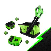 JBM PROMO-60030A - PROMO ELECTR: SOPLADOR A BATERÍA 60030 + 60015 + 60016 + 537