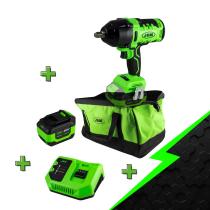 JBM PROMO-60036A - PROMO ELÉCTRICA CON LLAVE DE IMPACTO 60018 + BATERÍA 6.0AH +