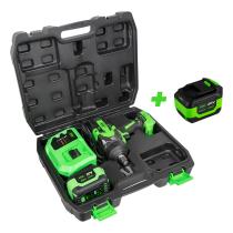  PROMO-60048C-A - 60048C PISTOLA DE IMPACTO BRUSHLESS A BATERIA 3/4' CON MALE
