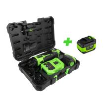 JBM PROMO-60049C - AMOLADORA ANGULAR BRUSHLESS 125MM CON MALETÍN + 60015