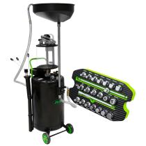 JBM SERIE331 - PROMO: RECOGEDOR DE ACEITE 90L + MÓDULO VASOS PARA TAPONES C