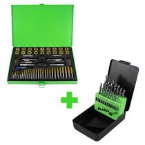 JBM SERIE414 - PROMO: 50792 ESTUCHE MÉTRICO CON 58 PIEZAS DE MACHOS Y TERRA