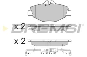 Bremsi BP3020CE - PASTTILLA DE  FRENO | BRAKE PADS
