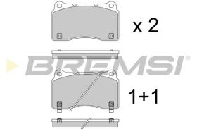 Bremsi BP3960 - PASTILLA DE FRENO | BRAKE PADS