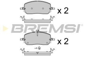 Bremsi BP3965 - PASTIGLIE FRENO | BRAKE PADS