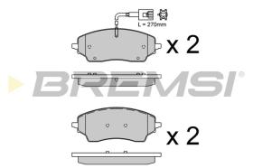 Bremsi BP3968 - PASTILLA DE FRENO | BRAKE PADS