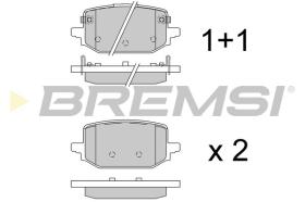 Bremsi BP3989 - PASTILLA DE FRENO | BRAKE PADS