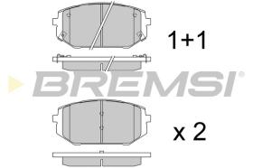 Bremsi BP3990 - PASTILLA DE FRENO | BRAKE PADS