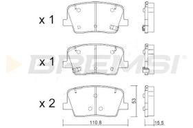 Bremsi BP3995 - PASTTILLA DE  FRENO | BRAKE PADS