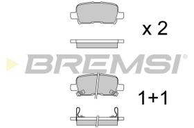 Bremsi BP3996 - PASTILLA DE FRENO | BRAKE PADS