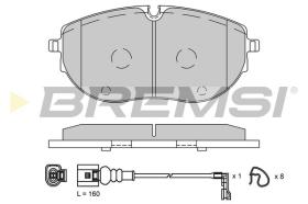 Bremsi BP3998 - PASTILLA DE FRENO | BRAKE PADS