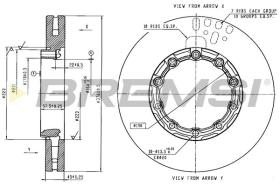 Bremsi CD5270V - DISCO DE FRENO | BRAKE DISCS