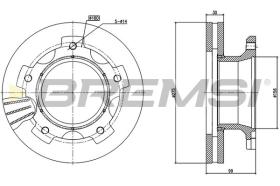Bremsi CD5380V - DISCHI FRENO | BRAKE DISCS