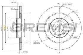 Bremsi CD5381V - DISCO DE FRENO | BRAKE DISCS