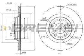 Bremsi CD8003V - DISCHI FRENO | BRAKE DISCS