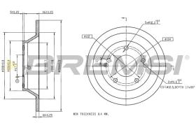 Bremsi CD8006S - DISCO DE FRENO | BRAKE DISCS